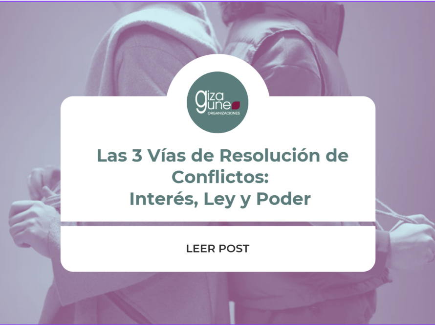 3 vias de resolución de conflictos
